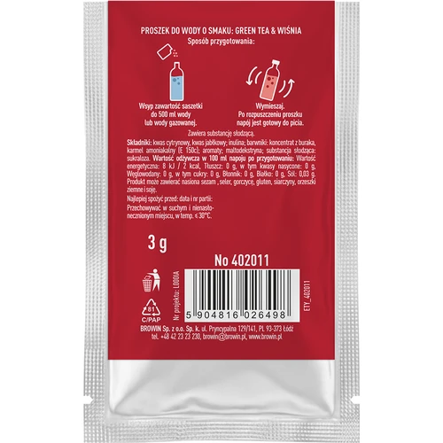 VSYPTO i smaken Green Tea Körsbär, 3 g - 3