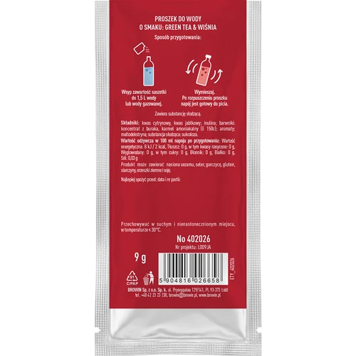 Vsypto i smaken Green Tea Wiśnia, 9 g - 3