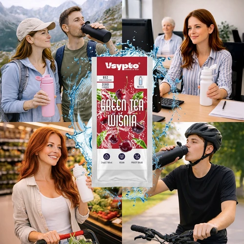 Vsypto i smaken Green Tea Wiśnia, 9 g - 7