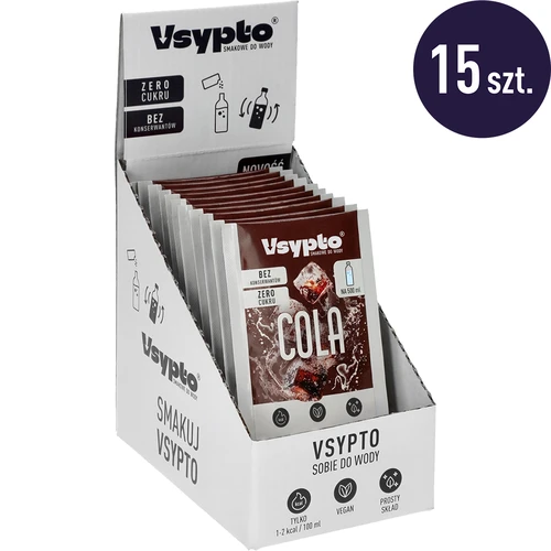VSYPTO med colasmak – smakpulver till vatten, 3 g - 9
