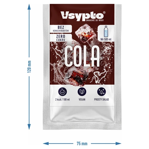 VSYPTO med colasmak – smakpulver till vatten, 3 g - 4