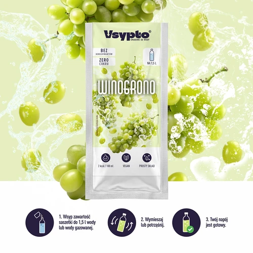 Vsypto med druvsmak, 9 g - 5