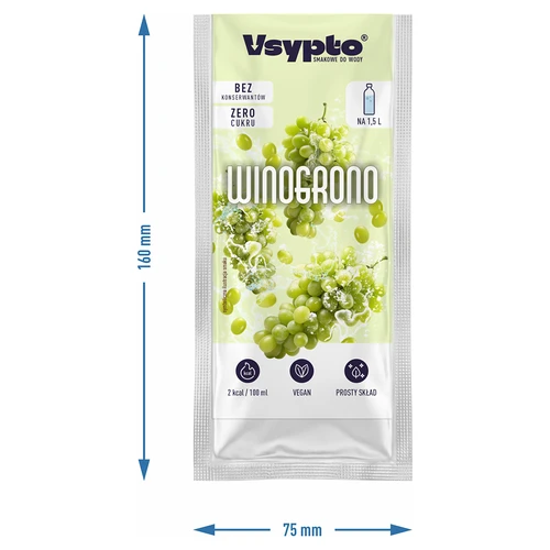 Vsypto med druvsmak, 9 g - 4