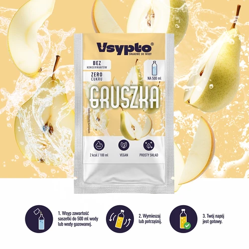 Vsypto med päronsmak, 3 g - 5