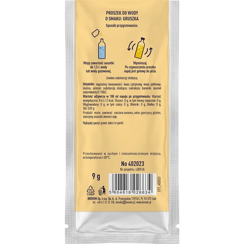 VSYPTO med päronsmak, 9g - 3