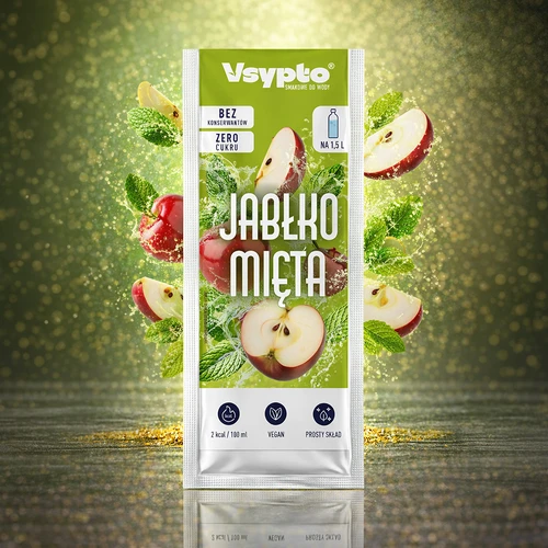 Vsypto med smak av Äpple & Mynta, 9 g