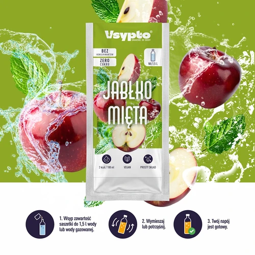 Vsypto med smak av Äpple & Mynta, 9 g - 5