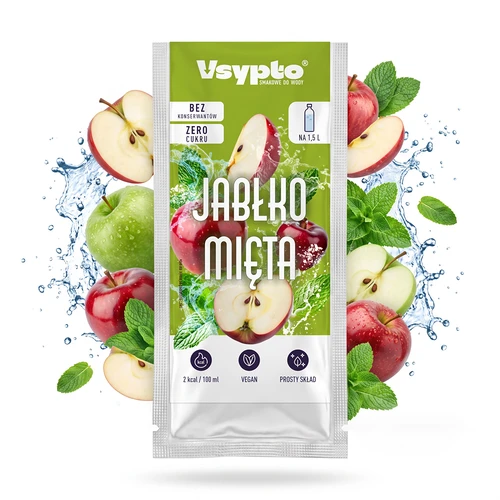 Vsypto med smak av Äpple & Mynta, 9 g