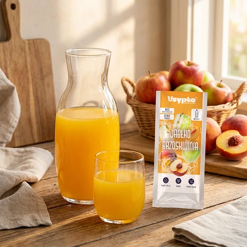 Vsypto med smak av äpple och persika, 9 g - 8