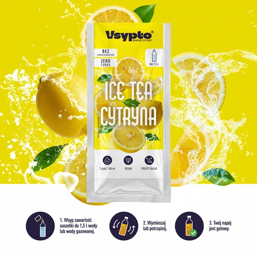 Vsypto med smak av Ice Tea Citron, 9 g - 5