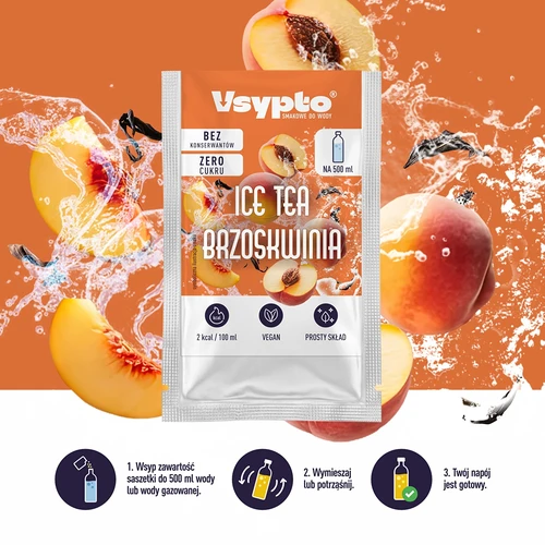 VSYPTO med smak av Ice Tea Persika, 3 g - 5