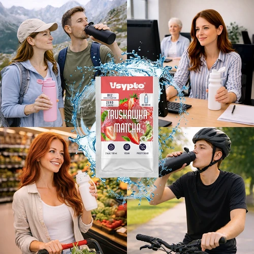 VSYPTO med smak av Jordgubb & Matcha, 3 g - 7