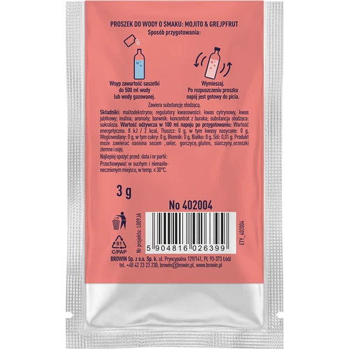 VSYPTO med smak av Mojito Grapefrukt, 3 g - 3