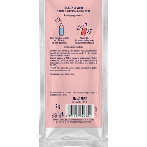 VSYPTO med smak av päron & tranbär, 9 g - 3