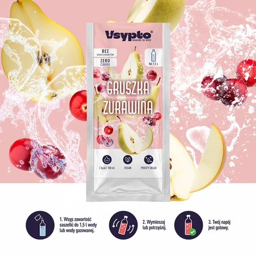 VSYPTO med smak av päron & tranbär, 9 g - 5