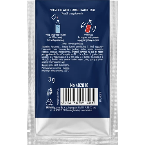 VSYPTO med smak av skogsbär, 3 g - 3