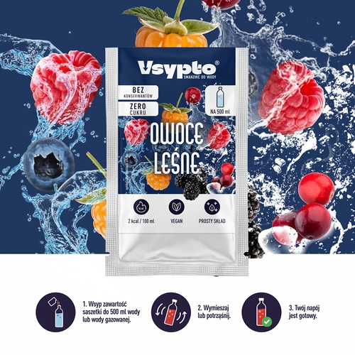 VSYPTO med smak av skogsbär, 3 g - 5