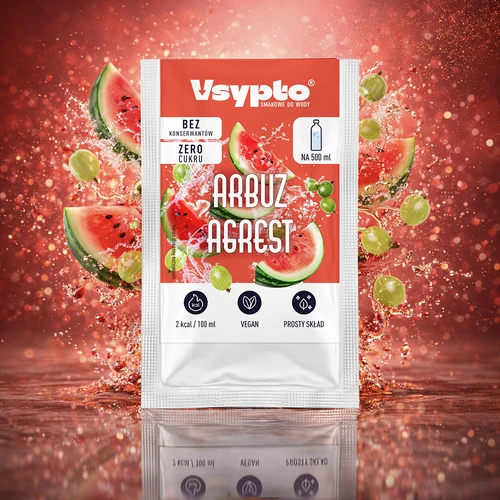 VSYPTO med smak av vattenmelon och krusbär, 3 g