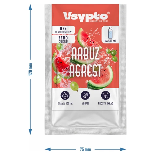 VSYPTO med smak av vattenmelon och krusbär, 3 g - 4