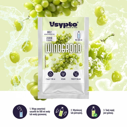 VSYPTO med smak av vindruva, 3 g - 5