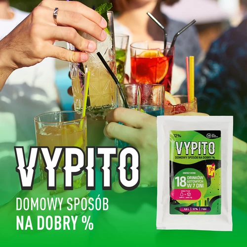 VYPITO 12%, påse för 18 drinkar - Energidryck, 126 g - 6