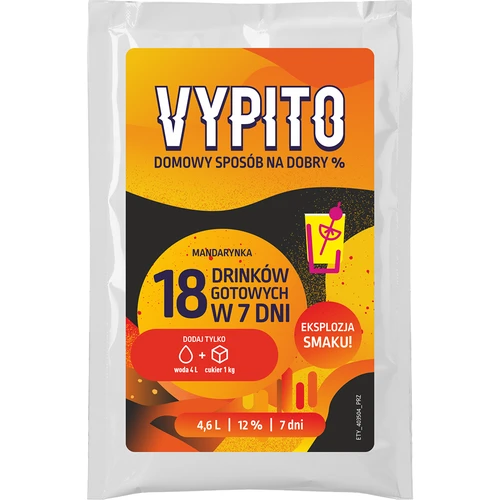 VYPITO 12 %, påse för 18 drinkar - Mandarin, 126 g