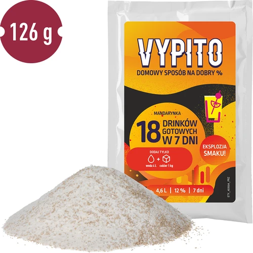 VYPITO 12 %, påse för 18 drinkar - Mandarin, 126 g - 3