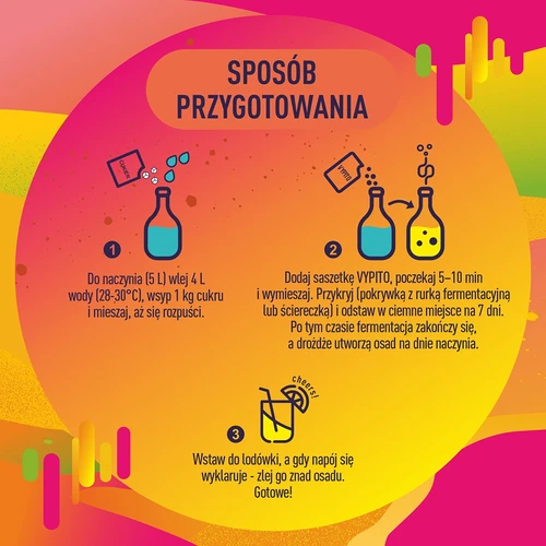 VYPITO 12 %, påse för 18 drinkar – Multitropic, 126 g - 5