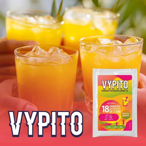 VYPITO 12 %, påse för 18 drinkar – Multitropic, 126 g - 6