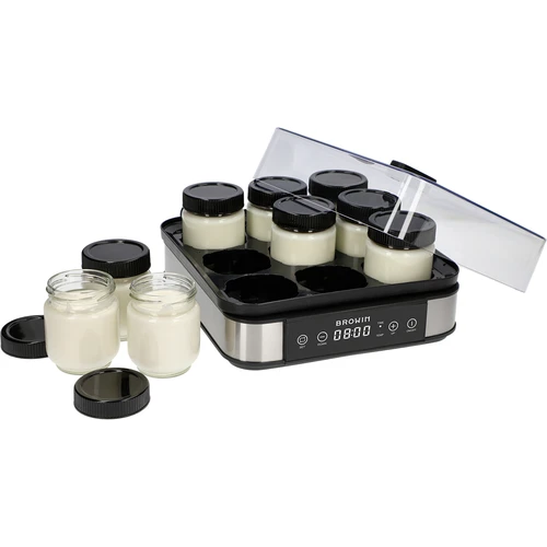 Yoghurtmaskin med termostat, 9 burkar, 1,6 L - 4