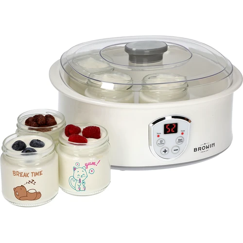 Yoghurtmaskin och burkar för barn