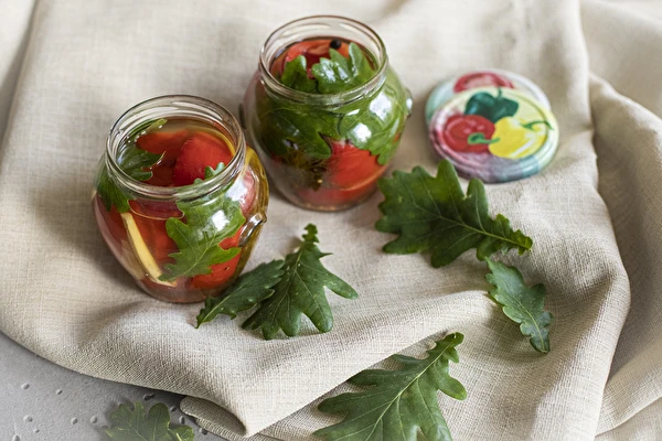 Del 2: Mjölksyrad paprika med ekblad