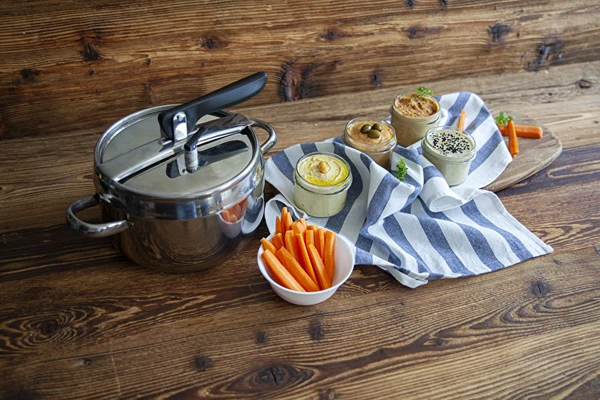 Hummus i olika smakvarianter