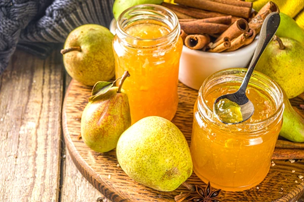 Päronsylt med vanilj