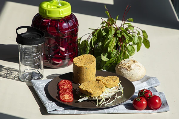 Pastej från skinkkokare – vegoversion