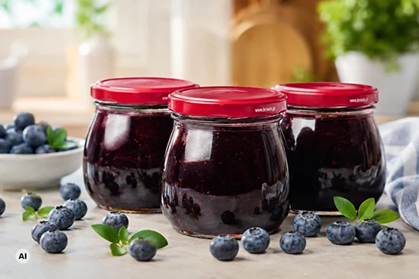 Recept på blåbärssylt utan tillsatt socker