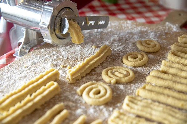 Småkakor från köttkvarn