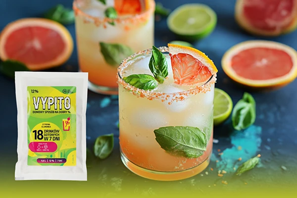 Vypito Lime & basilika – en uppfriskande drink med en ton av basilika och citrus