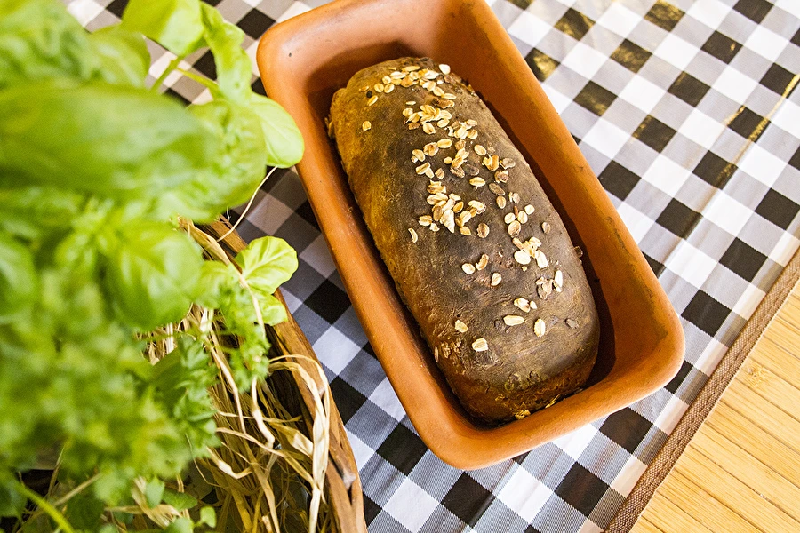 Bovete- och risbröd i gryta