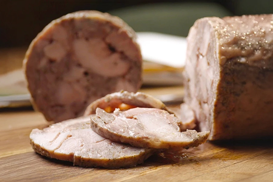Browin Przepiśnik - Fläskmielonka med kycklinglår