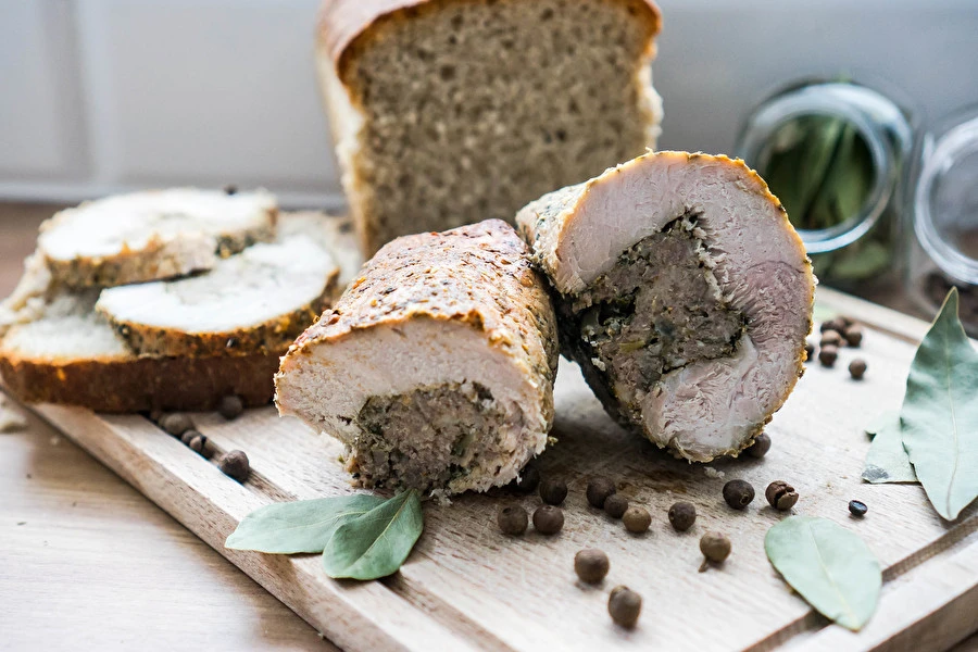 Browin Przepiśnik - Fläskytterfilé fylld med köttfärslimpa