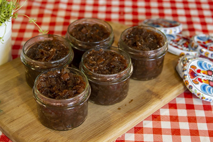 Browin Przepiśnik - Rödlöksmarmelad